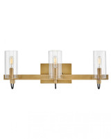 Hinkley Ryden Three Light Vanity Heritage Brass 