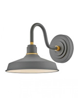 Hinkley Foundry Small Gooseneck Barn Light Dark Matte Gray 