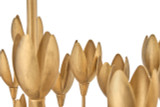 Hinkley Flora Ten Light Linear Chandelier Burnished Gold 
