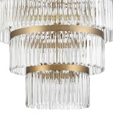 Crystorama Emory Chandelier - Modern Gold 55.25"H 