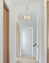 Crystorama Graham Chandelier - Antique Gold 8"H 