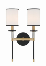 Crystorama Hatfield 2 Light Wall Sconce 