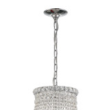 Crystorama Roslyn Chandelier - Polished Chrome, Hand Cut Crystal 38"H 