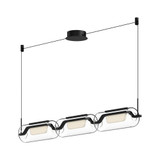Kuzco Lighting Inc Hilo 43-in Black LED Linear Pendant 
