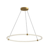Kuzco Lighting Inc Bruni 40-in Brushed Gold LED Pendant 