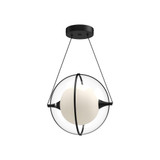 Kuzco Lighting Inc Aries 12-in Black LED Pendant 
