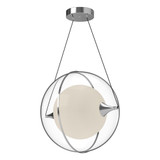 Kuzco Lighting Inc Aries 16-in Chrome LED Pendant 