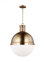Visual Comfort & Co. Studio Collection Hanks Pendant, 1-Light, Satin Brass, 16"W (6677101-848 70702ZJ) 