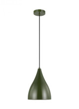 Visual Comfort & Co. Studio Collection Oden Small Pendant, 1-Light, Olive, 9"W (6545301-145 70705VK) 