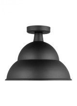 Visual Comfort & Co. Studio Collection Barn Light Outdoor Flush Mount, 1-Light, Black, 14"W (7836701-12 706X761) 