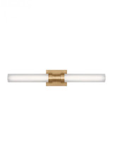 Visual Comfort & Co. Studio Collection Kiel Wall Sconce, 1-Light, LED, Satin Brass, 26.75"H (4504093S-848 70703X2) 
