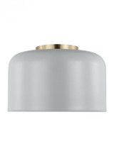 Visual Comfort & Co. Studio Collection Malone Flush Mount, 1-Light, Matte Grey, 10.75"W (7505401-118 70703Y6) 
