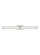 Visual Comfort & Co. Studio Collection Syden Wall Sconce, 1-Light, LED, Brushed Nickel, 36"H (4659293S-962 70705XY) 