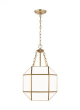 Visual Comfort & Co. Studio Collection Morrison Pendant, 3-Light, Satin Brass, 13.5"W (5179453-848 70704VR) 