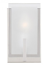 Visual Comfort & Co. Studio Collection Syll Wall / Bath Sconce, 1-Light, Chrome, Clear Shade, 8.5"H (4130801-05 70732P2) 