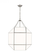Visual Comfort & Co. Studio Collection Morrison Pendant, 4-Light, Brushed Nickel, 23.25"W (5279454-962 70704WJ) 