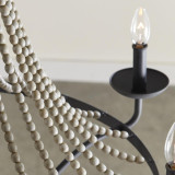 Visual Comfort & Co. Studio Collection Nori Chandelier, 6-Light, Dark Weathered Zinc, Driftwood Gray, 32.5"Dia (F3129/6DWZ/DWG 706X56C) 