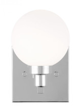 Visual Comfort & Co. Studio Collection Clybourn Wall Sconce, 1-Light, Chrome, 7.88"H (4161601-05 706X85T) 