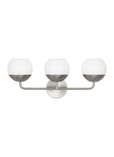 Visual Comfort & Co. Studio Collection Alvin Wall Sconce, 3-Light, LED, Brushed Nickel, 24.13"W (4468103EN3-962 706X73Y) 