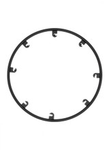 Visual Comfort & Co. Modern Collection Trellis Spacer Round, Nightshade Black, 18.3"W (700TRSRNGR88B 70PGCL2) 