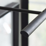 Visual Comfort & Co. Modern Collection Plural Dome Picture Light, 1-Light, LED, Nightshade Black, 12"L (700PLUD12B-LED927 70PGGFL) 