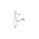 Visual Comfort & Co. Modern Collection Manette Medium Pendant, 1-Light, LED, Black, 13.2"H (700TDMANMTKB-LED930 70PGFHA) 