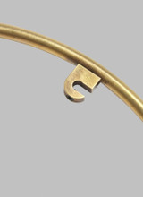 Visual Comfort & Co. Modern Collection Trellis Spacer Round, Natural Brass, 18.3"W (700TRSRNGR640NB 70PGCKL) 