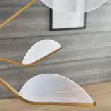 Visual Comfort & Co. Modern Collection Belterra Chandelier, 1-Light, LED, Natural Brass, 48"W (700BLT48NB-LED930 70PDJQJ) 