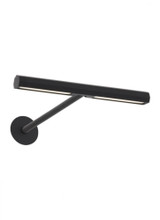 Visual Comfort & Co. Modern Collection Plural Faceted Picture Light, 1-Light, LED, Nightshade Black, 8.9"W (700PLUF8B-LED930 70PGGH4) 