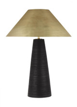 Visual Comfort & Co. Modern Collection Karam Medium Table Lamp, 2-Light, LED, Natural Brass, 24"H (700PRTKRM24BNB-LED930 70PGGHR) 