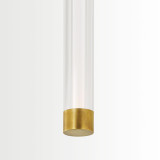 Visual Comfort & Co. Modern Collection Phobos Wall Sconce, 2-Light, LED, Natural Brass, 31.5"H (700WSPHB33NB-LED927 70PGHFK) 