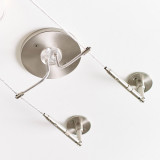 Visual Comfort & Co. Modern Collection K-Hello Head, 1-Light, Satin Aluminum, 5.5"W (700KHELLO5 70P9H1Z) 