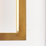 Visual Comfort & Co. Modern Collection Stagger Small Wall Sconce, 1-Light, LED, Natural Brass, 25.1"H (700WSSTG24NB-LED927-277 70PGHG5) 