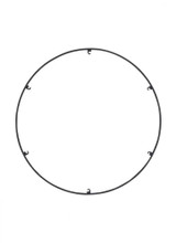 Visual Comfort & Co. Modern Collection Trellis Spacer Round, Nightshade Black, 18.3"W (700TRSRNGR624B 70PGCKF) 