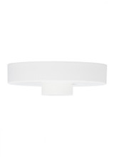 Visual Comfort & Co. Modern Collection Modern Line-Voltage Shallow Canopy, Matte White, 6.3"W (700SHLCNPY5W 70PGHH5) 