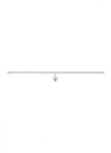 Visual Comfort & Co. Modern Collection Plural Dome Picture Light, 1-Light, LED, Polished Nickel, 30"L (700PLUD30N-LED930 70PGFK4) 