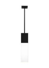Visual Comfort & Co. Modern Collection Kulma Medium Pendant, 1-Light, LED, Black, 20.4"H (700OPKLM92720BUNV 70PGFGR) 