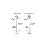 Visual Comfort & Co. Modern Collection Pylon Ceiling Pendant, 1-Light, LED, Natural Brass, 18.6"H (700TRSPPYL1RNB-LED930 70PGFHM) 