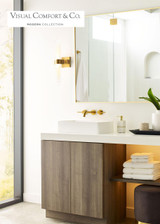 Visual Comfort & Co. Modern Collection Langston Large Wall Sconce, 1-Light, LED, Plated Brass, 18"H (700WSLGSN18BR-LED927 70PGHFA) 