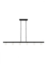 Visual Comfort & Co. Modern Collection Esfera Large Linear, 6-Light, LED, Nightshade Black, 60"L (700LSESF60B-LED927-277 70PGEJ0) 
