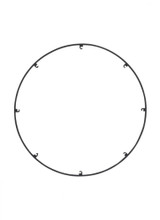 Visual Comfort & Co. Modern Collection Trellis Spacer Round, Nightshade Black, 18.3"W (700TRSRNGR824B 70PGCKU) 