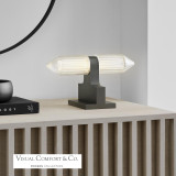 Visual Comfort & Co. Modern Collection Langston Table Lamp, 1-Light, LED, Plated Dark Bronze, 15.2"L (700PRTLGSN8PZ-LED927 70PKD9U) 