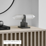 Visual Comfort & Co. Modern Collection Langston Table Lamp, 1-Light, LED, Plated Dark Bronze, 15.2"L (700PRTLGSN8PZ-LED927 70PKD9U) 