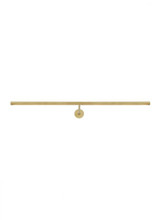 Visual Comfort & Co. Modern Collection Plural Faceted Picture Light, 1-Light, LED, Natural Brass, 24"L (700PLUF24NB-LED930 70PGGHF) 