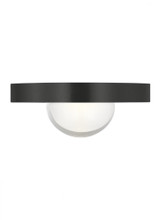 Visual Comfort & Co. Modern Collection Ebell Mini Flush Mount, 1-Light, LED, Dark Bronze, 4.5"W (700FMEBL2Z-LED927 70PGEHH) 