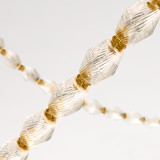 Visual Comfort & Co. Modern Collection Collier Chandelier, 1-Light, LED, Natural Brass, 254.8"H (700CLR240NB-LED927R-277 70PGCMA) 