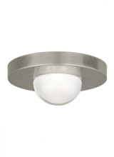 Visual Comfort & Co. Modern Collection Ebell Mini Flush Mount, 1-Light, LED, Antique Nickel, 4.5"W (700FMEBL2N-LED927 70PGEHG) 