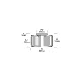 Visual Comfort & Co. Modern Collection Kai Flush Mount, 1-Light, LED, Matte White, 15"W (700FMKAI15W-LED930 70PGEHM) 