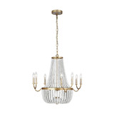Generation Lighting 8 - Light Chandelier, Generation Lighting - Feiss F3280/8ADB AC4A9 