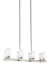 Generation Lighting 8 - Light Island Chandelier, Generation Lighting - Feiss F2986/8SN/CH AC4A5 
